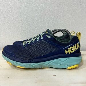 Hoka Men's Athletic Shoes - Blue and Yellow